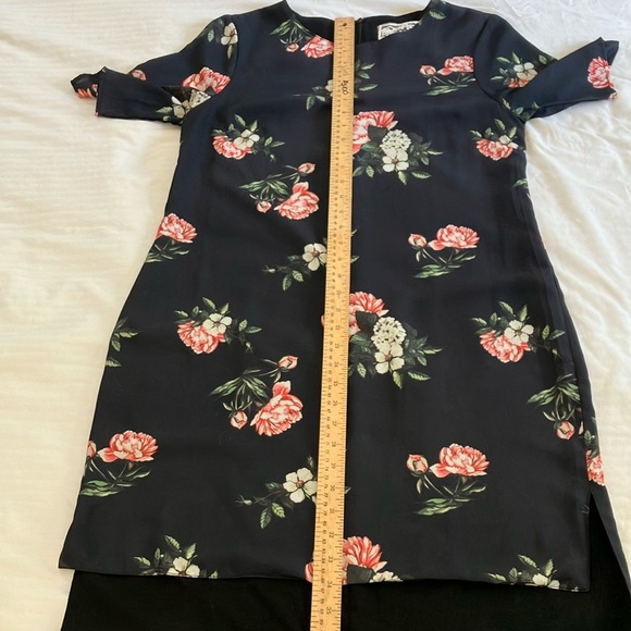 Pink Martini medium women’s Black Floral Midi Dress - Picture 13 of 16